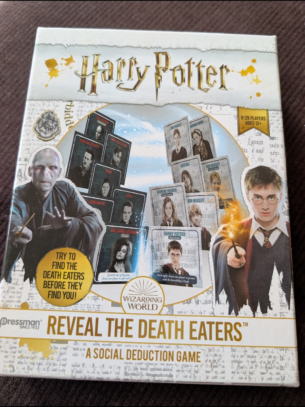 Warner Bros. Harry Potter Reveal The Death Eaters Game - White and Gold